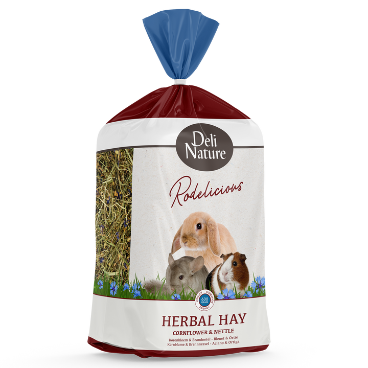 Heu mit Kornblume und Brennnessel von Deli Nature