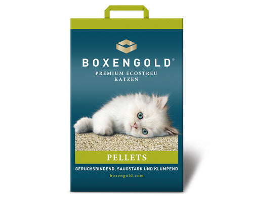 Katzenstreu Pellets von Boxengold – Allesfürihrtier