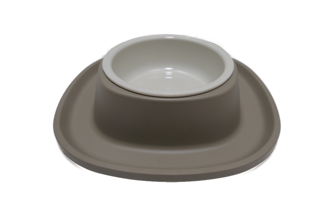 Futter und Trinknapf Taupe