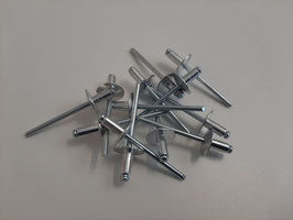 Blindnieten 4,0 mm Aluminium 12 mm Großkopf zur Drahtbefestigung