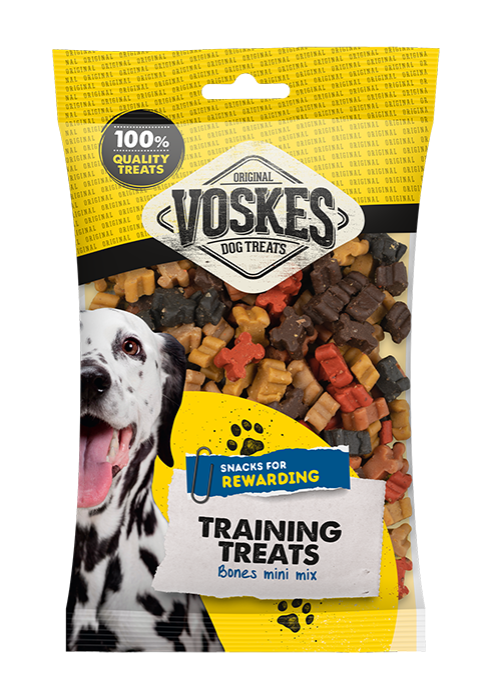 TRAINING TREATS BONES MINI MIX von Voskes