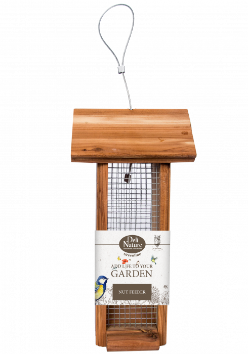 Nut Feeder - Vogelfutterstation - für Wildvogelfutter, Greenline von Deli Nature