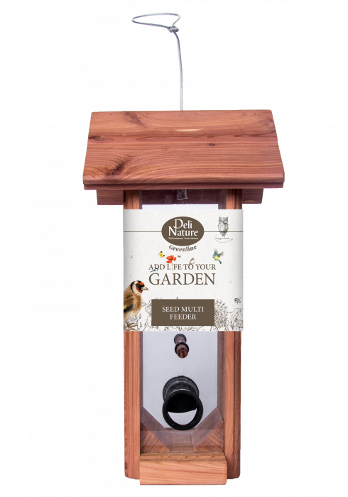 Seed Multi Feeder - Vogelfutterstation - für Wildvogelfutter, Greenline von Deli Nature