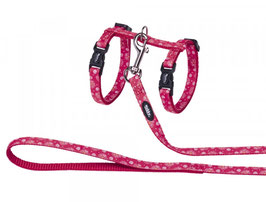 Katzengarnitur "Flower Red"