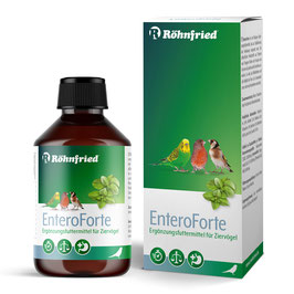 ENTEROFORTE NATÜRLICHER DARMSTABILISATOR AUF BASIS VON OREGANO UND BARTFLECHTE FÜR ZIERVÖGEL von Röhnfried