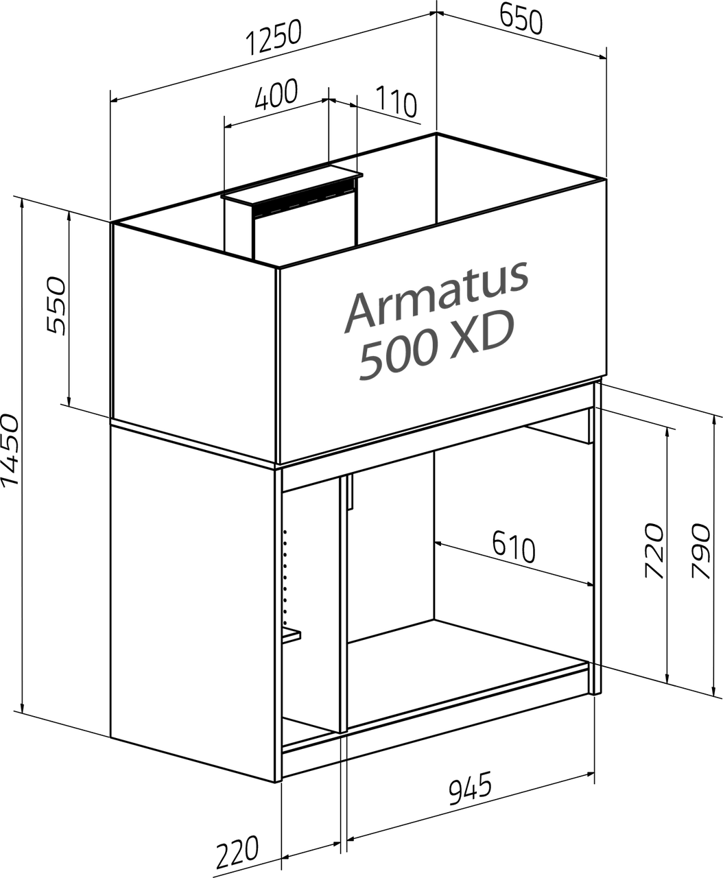 Armatus 500 XD white Kostenloser-Versand