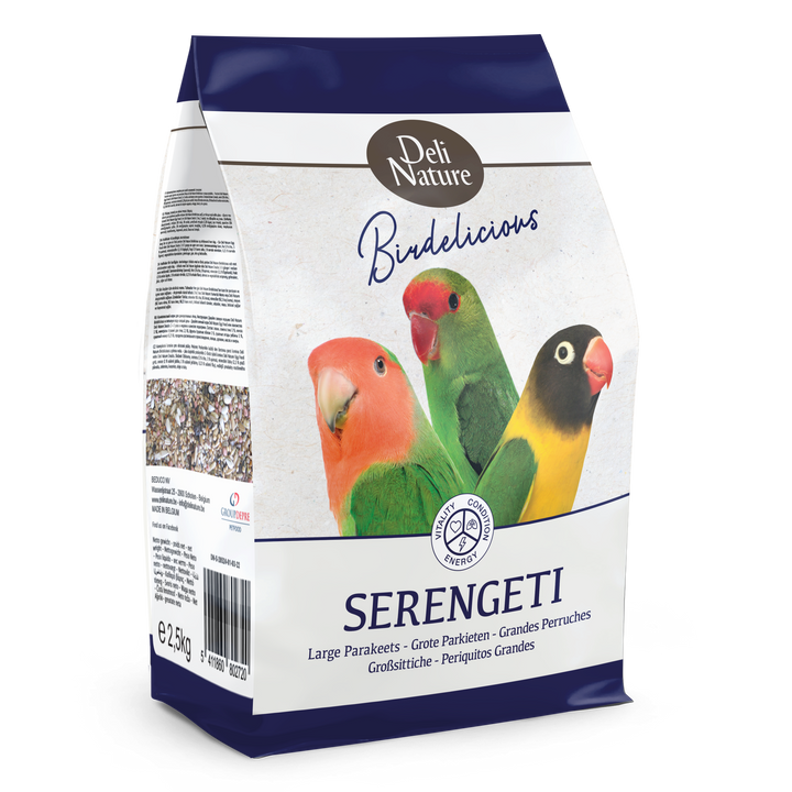 Birdelicious Großsittiche Serengeti von Deli Nature