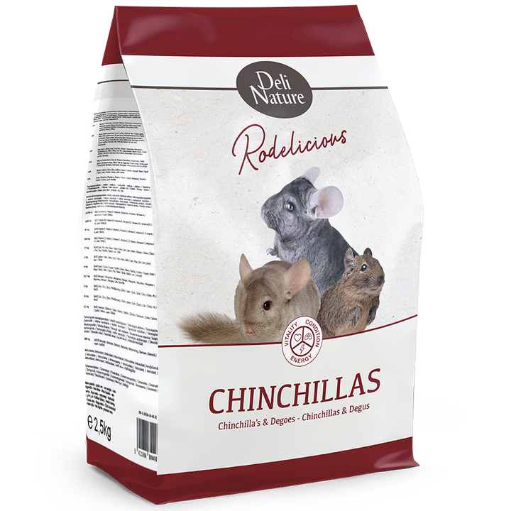 Deli Nature Rodelicious Futter für Chinchillas und Degus 2,5 kg
