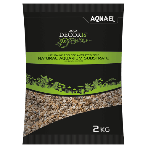 Aquariensubstrat natural bunt 1,4-2mm