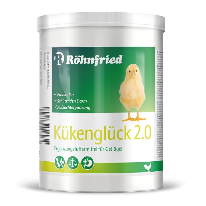 Kükenglück 2.0 Aufzuchtpräparat für Hühner, Enten, Gänse, Geflügel von Röhnfried