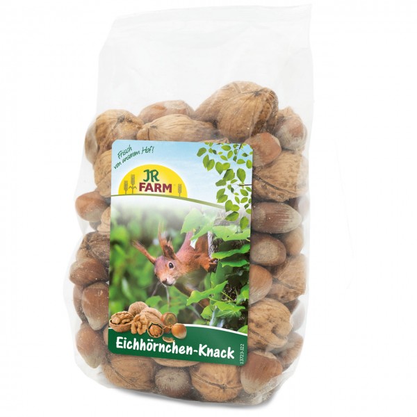 JR FARM Eichhörnchen-Knack mit Hasel- und Walnüssen