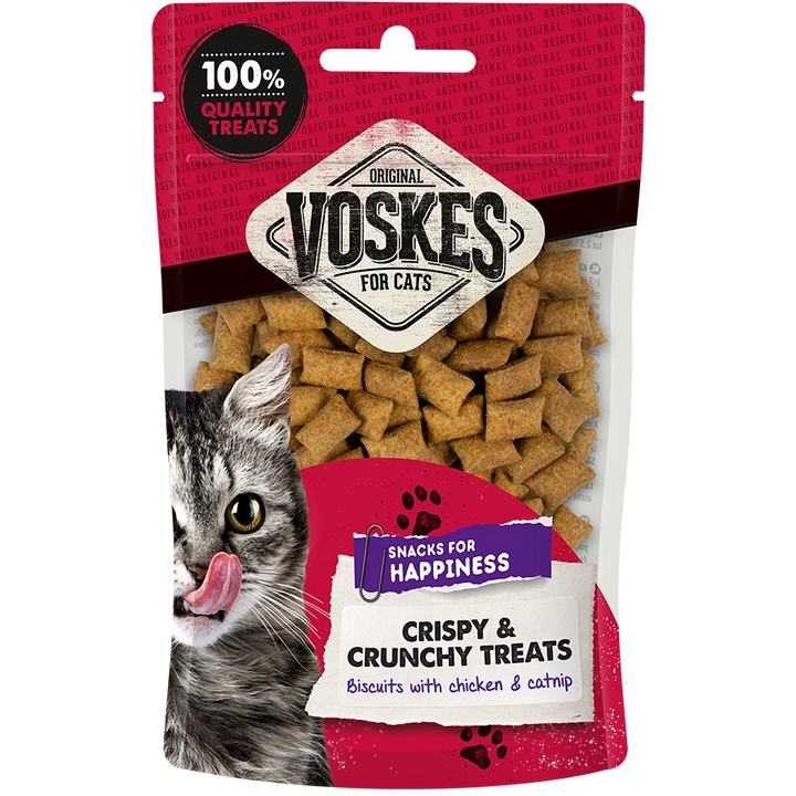 Kekse mit Huhn & Katzenminze von Voskes
