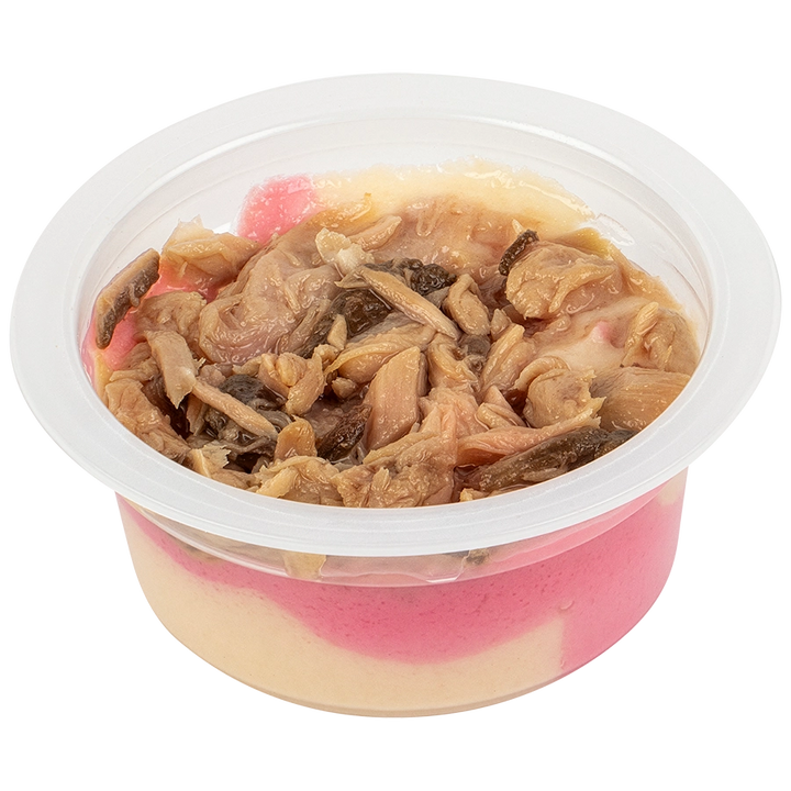 Mousse mit Thunfisch- und Hühnerstückchen von Voskes