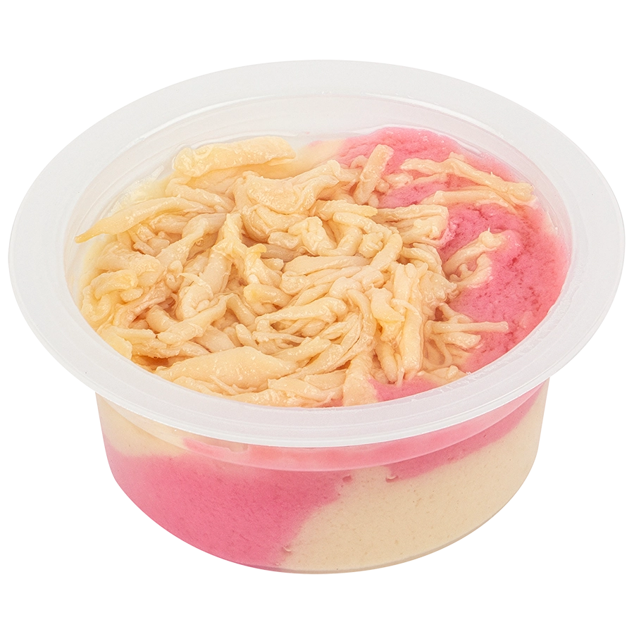 Mousse mit Hühnerstückchen von Voskes
