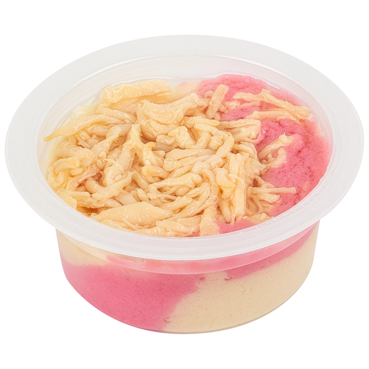 Mousse mit Hühnerstückchen von Voskes