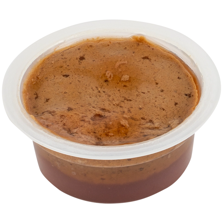 Mousse mit Sauce, reich an Fisch von Voskes