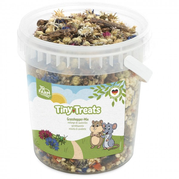 JR FARM Tiny Treats Grasshopper-Mix – Proteinreicher Snack für Kleintiere