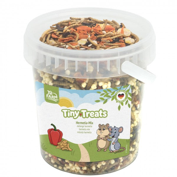 JR FARM Tiny Treats Hermetia Mix mit Larven und Gemüse