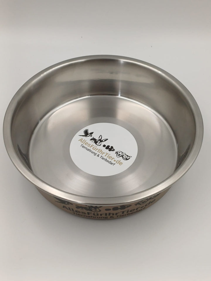 Edelstahlnapf von AllesFürIhrTier.de in 850 ml und 1600 ml