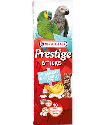 STICKS PAPAGEIEN MIT BANANE & KOKOSTOPPING von Versele-Lage