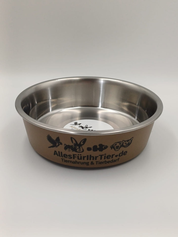 Edelstahlnapf von AllesFürIhrTier.de in 850 ml und 1600 ml