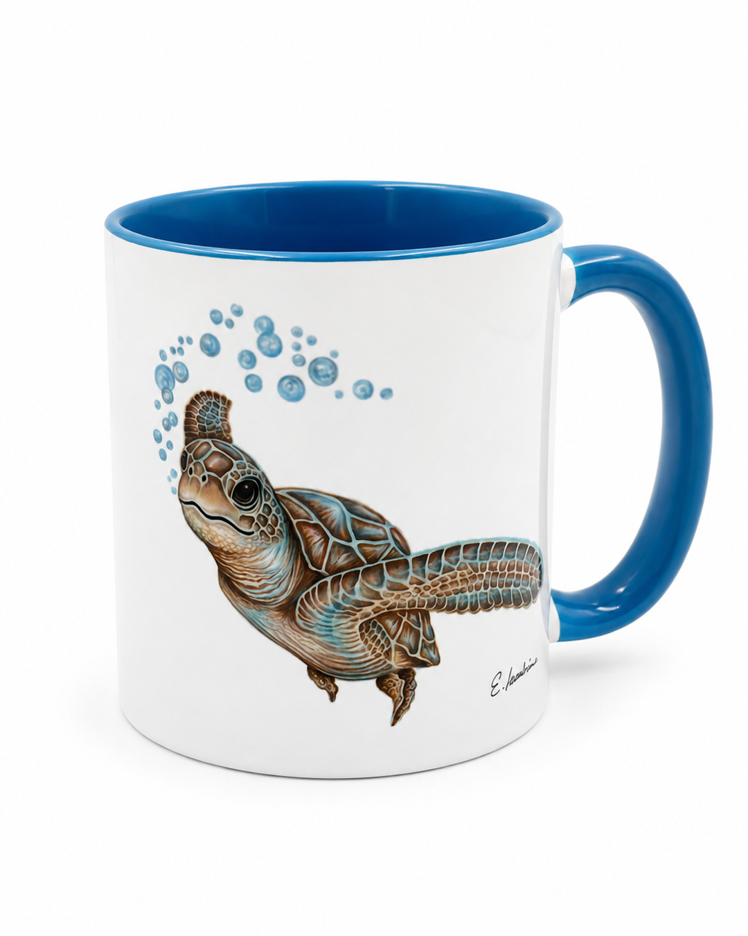 Tasse Aqua Serie mit Meeresschildkröten Motiv