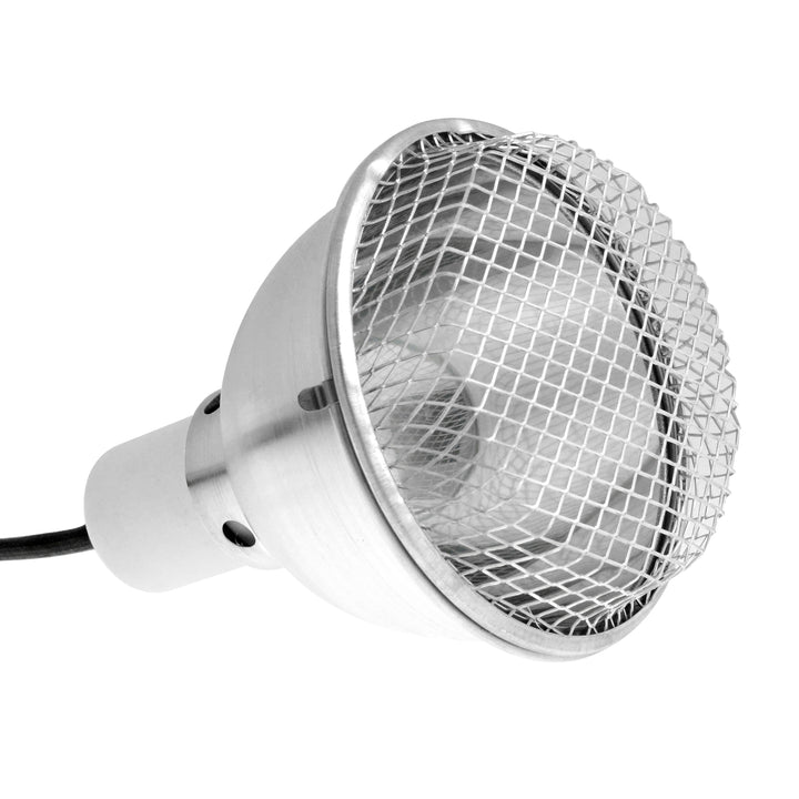Ceramic Reflector Clamp Lamp Silver