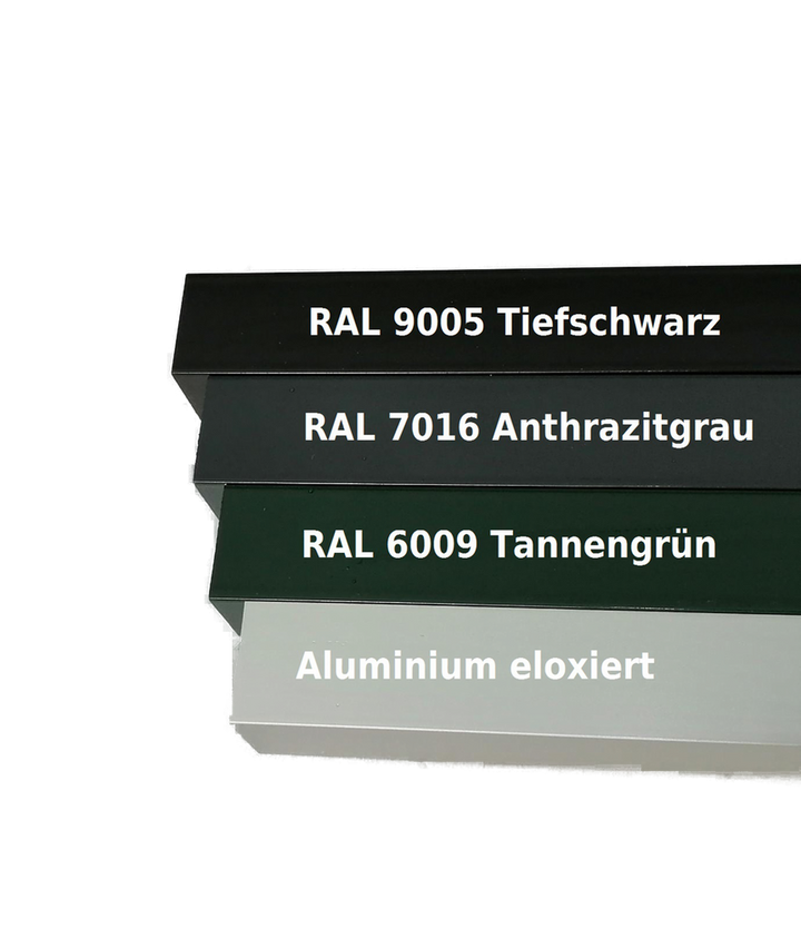 Aluminium Vierkantrohr 20x20x1,5 mm ca. 100 cm verschiedene Farben