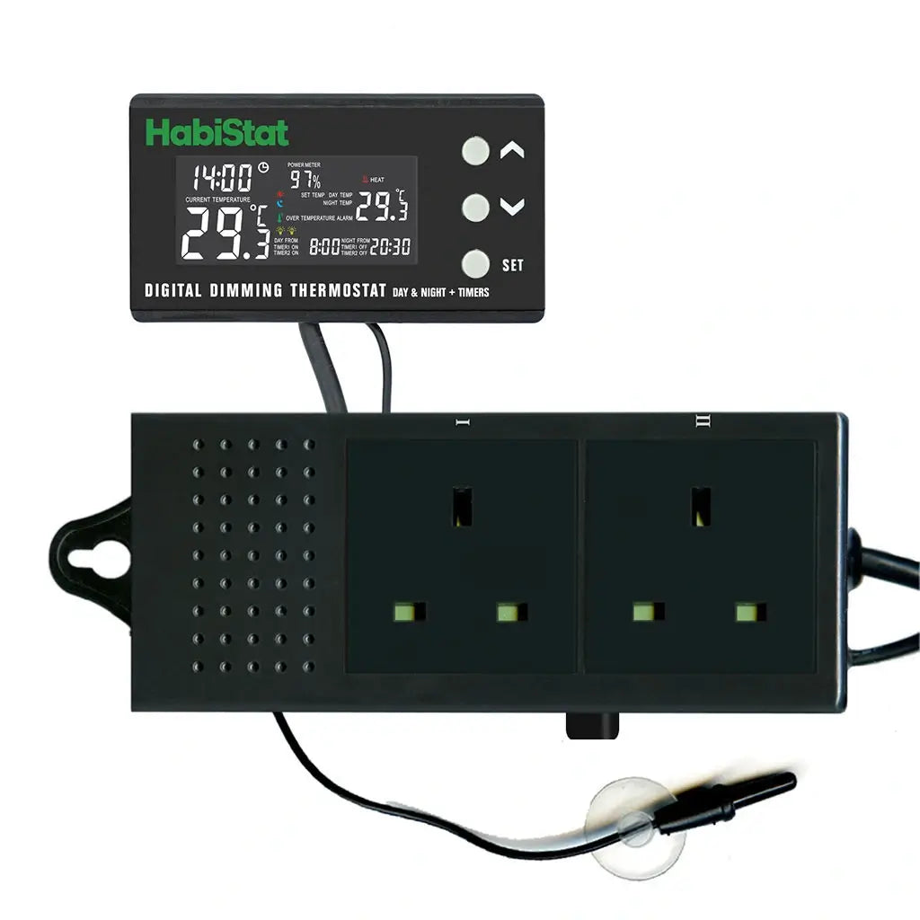 Digital Dimming Thermostat, Day/Night, Timer