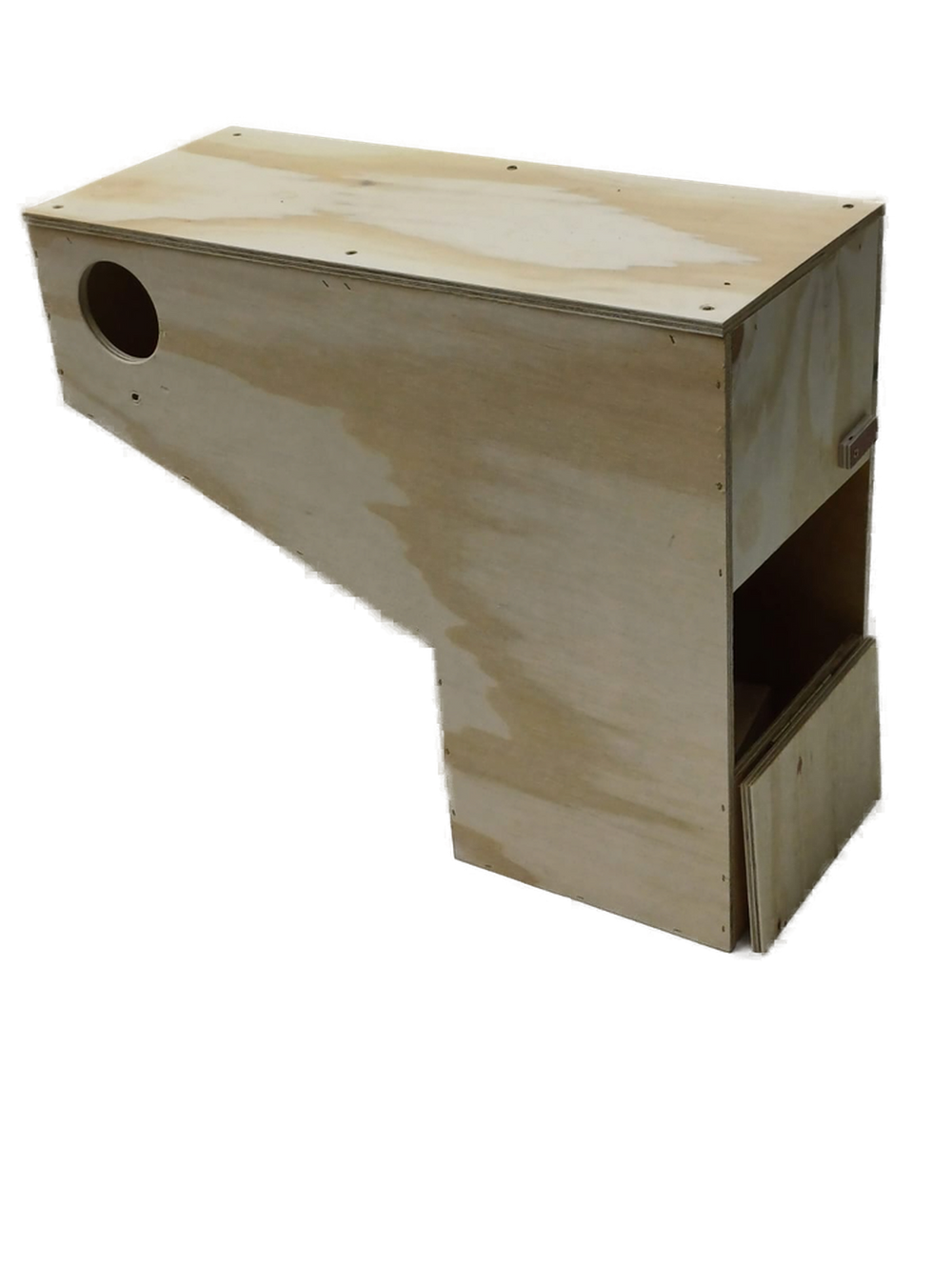 Holznistkasten für Pennantsittiche, Bergsittiche, Edelpapageien und Amazonen.