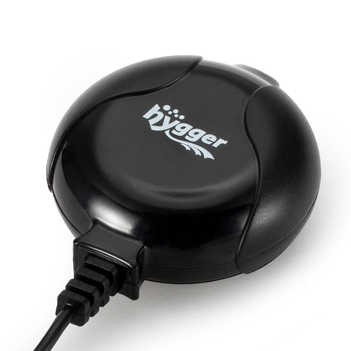 Leise Sauerstoffpumpe fürs Aquarium / Mini Round Aquarium Air Pump von hygger (schwarz)