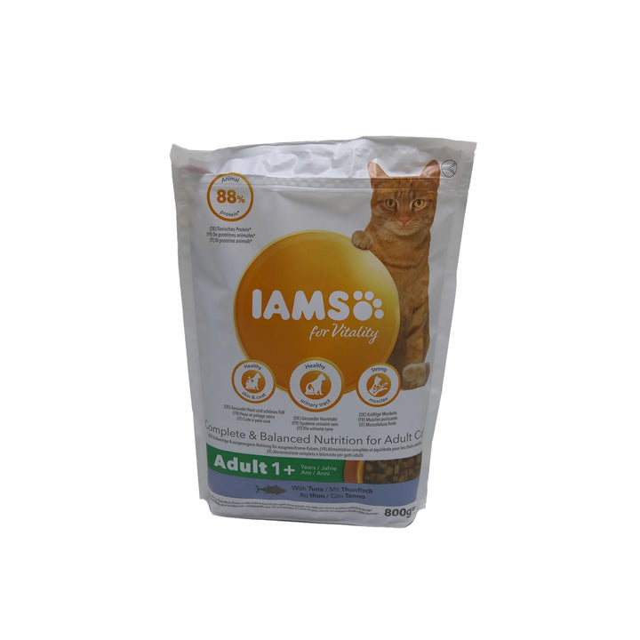 IAMS für Vitality Trockenfutter mit Thunfisch für ausgewachsene Katzen (Adult1+)