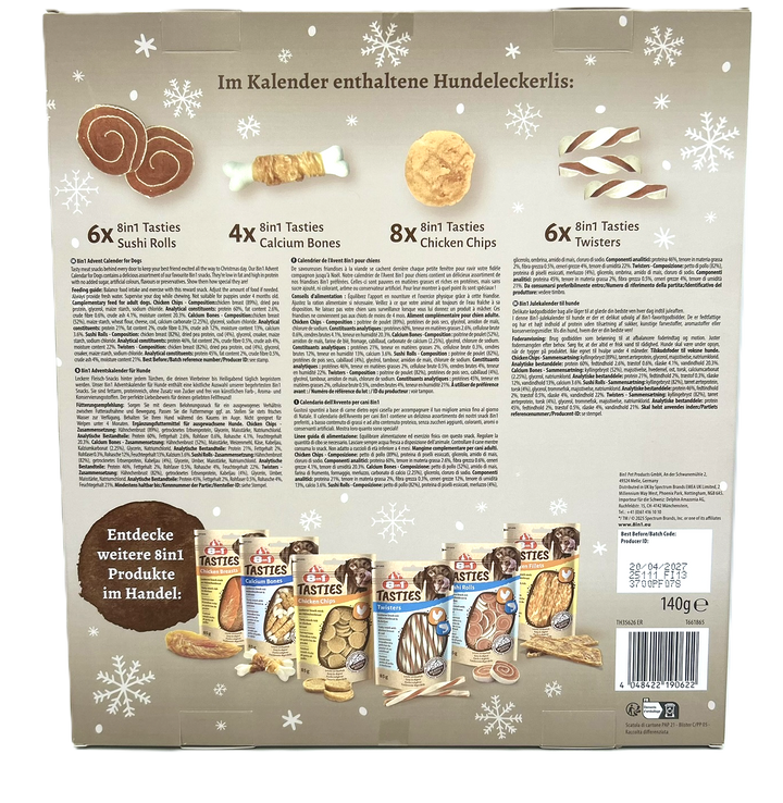 Adventskalender für Hunde von 8in1