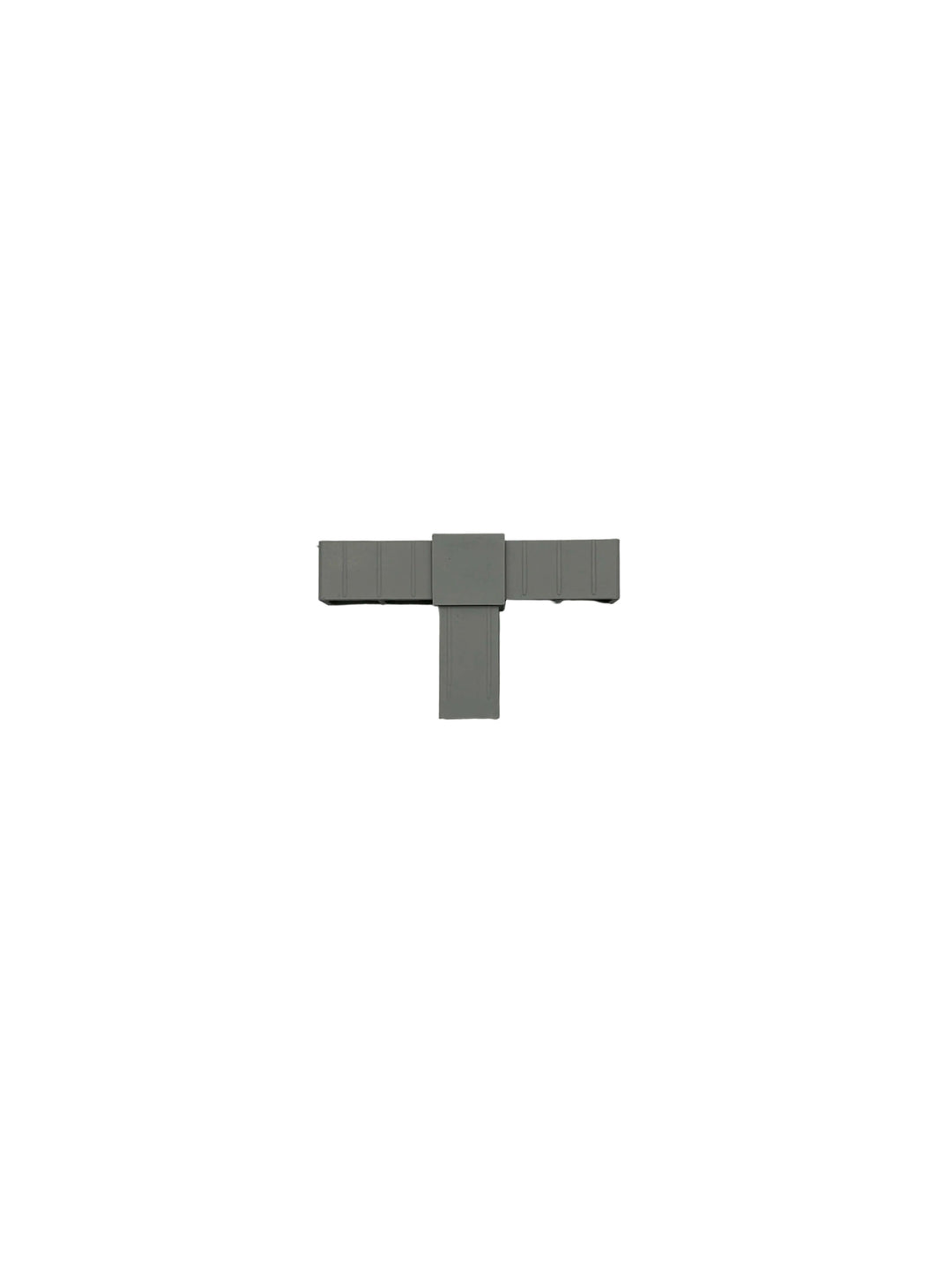 T-Verbinder 25x25x2,0 mm aus glasfaserverstärktem Kunststoff für den Volierenbau.