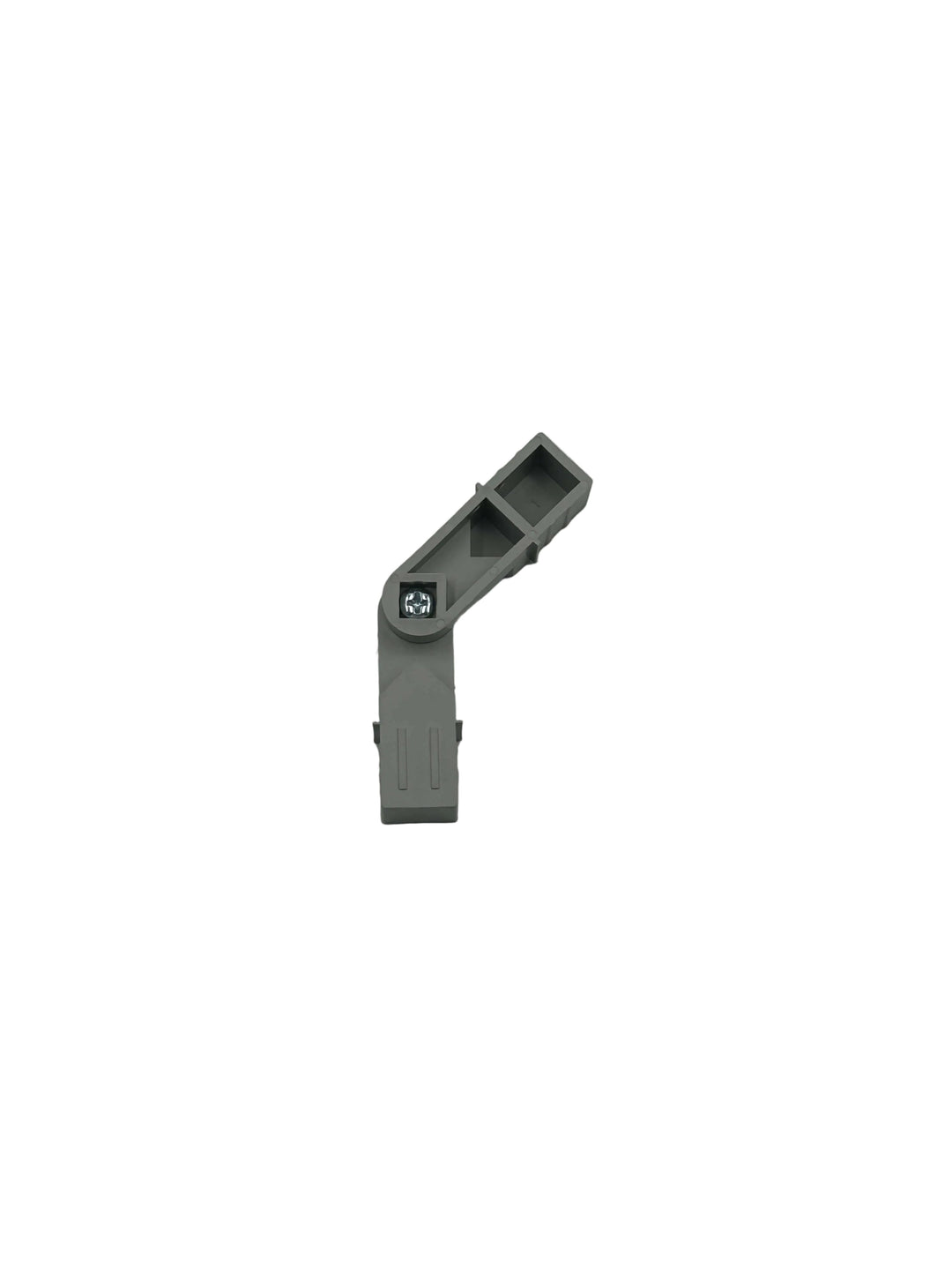 Flexibler Gelenkverbinder (45-270°) für 20x20x1,5 mm Vierkantrohre.