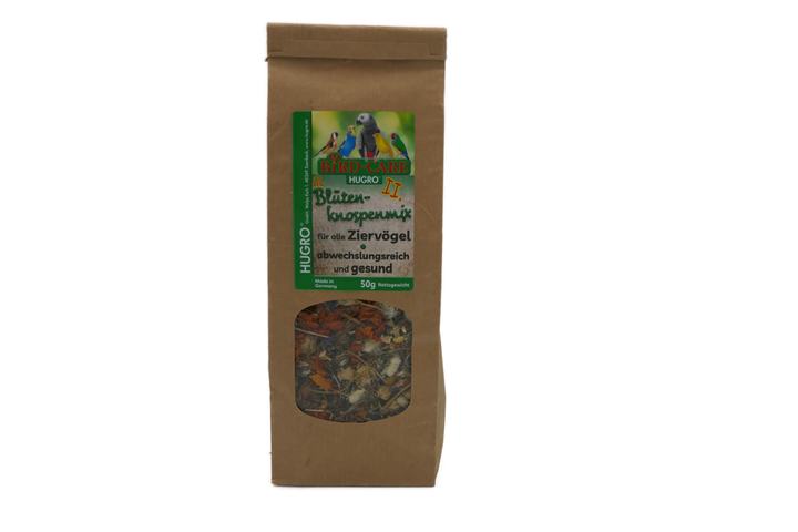 Blütenknospenmix II für Ziervögel von Hugro