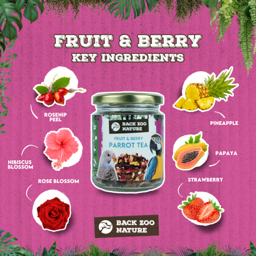 Parrot Tea Fruit & Berry – Früchtetee für Papageien & Sittiche