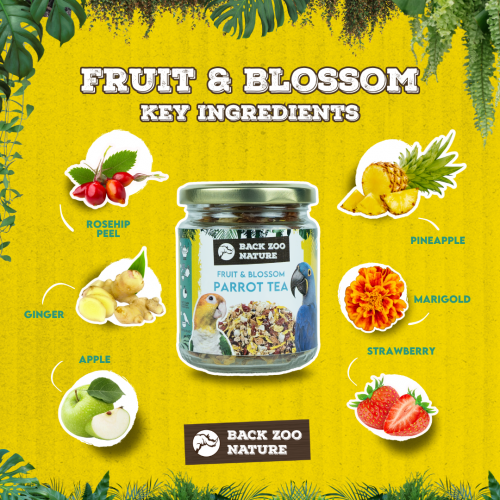 Parrot Tea Fruit & Blossom – Kräutertee für Papageien & Sittiche