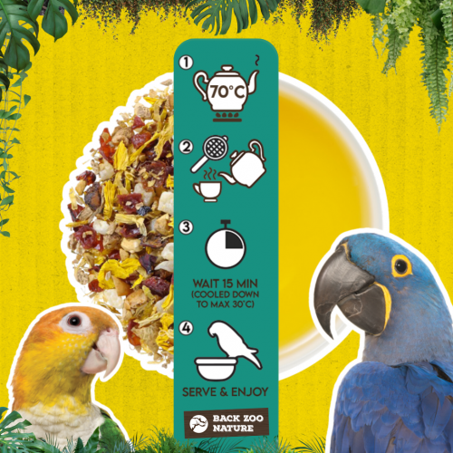 Parrot Tea Fruit & Blossom – Kräutertee für Papageien & Sittiche