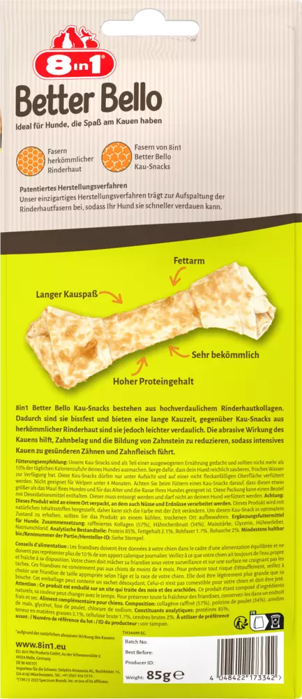 Better Bello Chicken Bone von 8in1 Gr. L