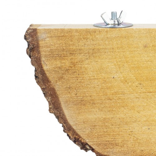 Holzplattform in Baumstamm-Optik für Reptilien und Kleintiere