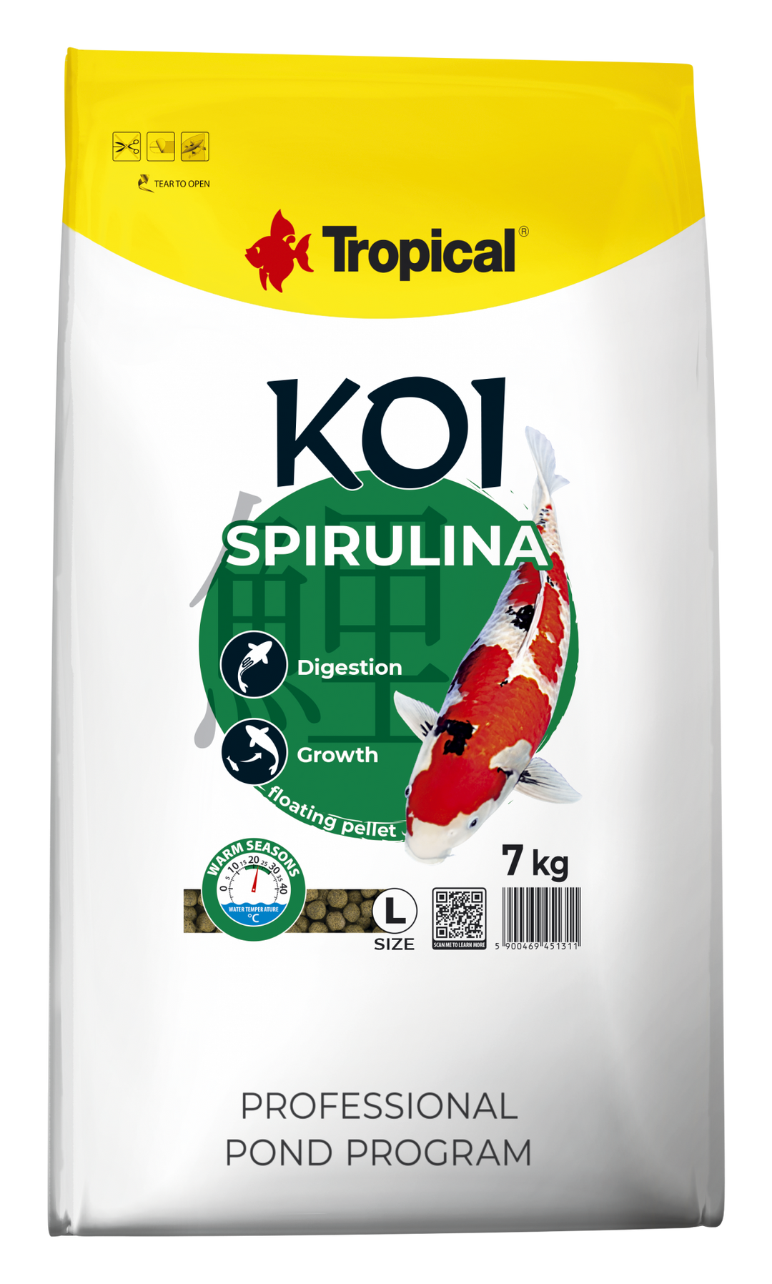 Koi Spirulina Size M & L