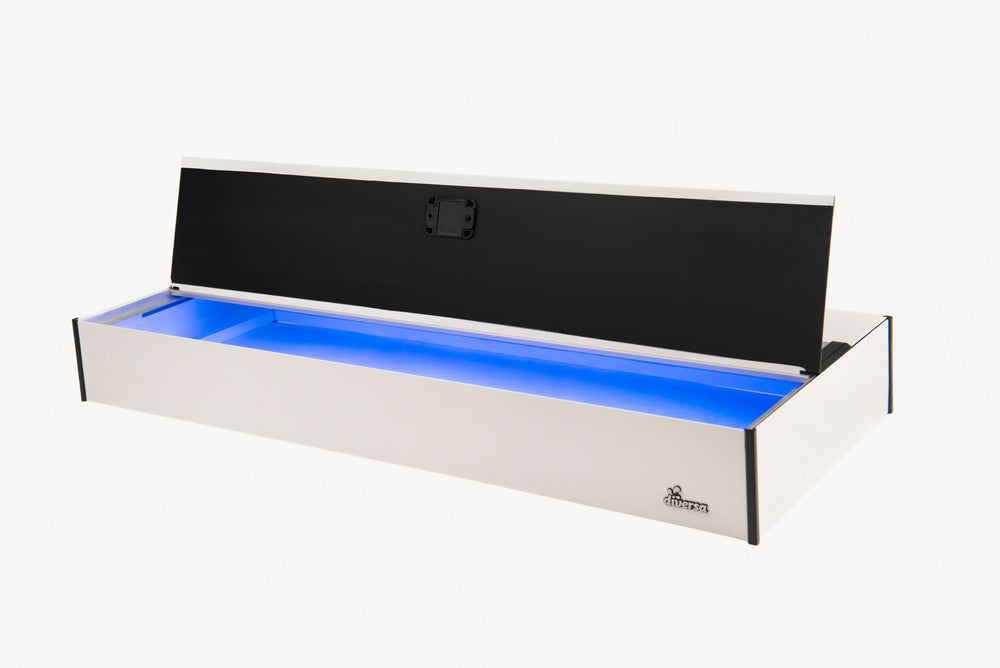 Platino Alu-Abdeckung mit LED Alex White