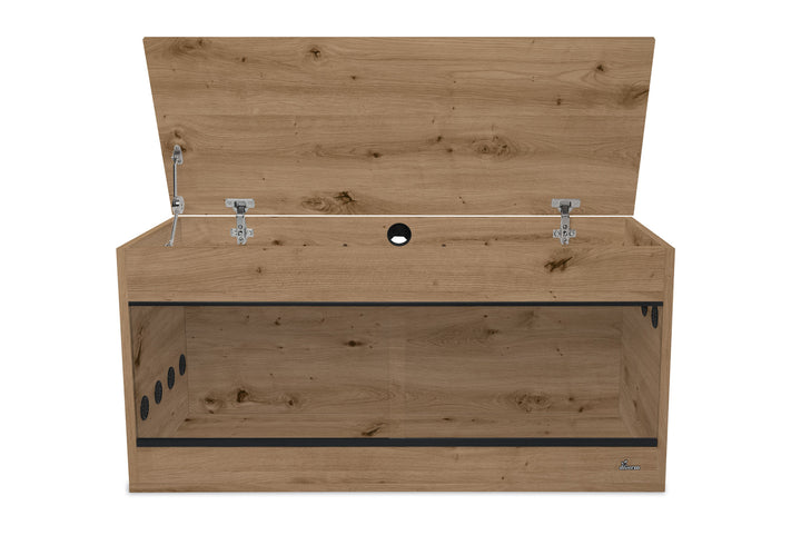 Holzterrarium mit Staufach