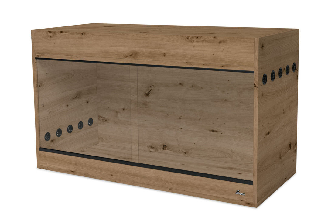 Holzterrarium mit Staufach