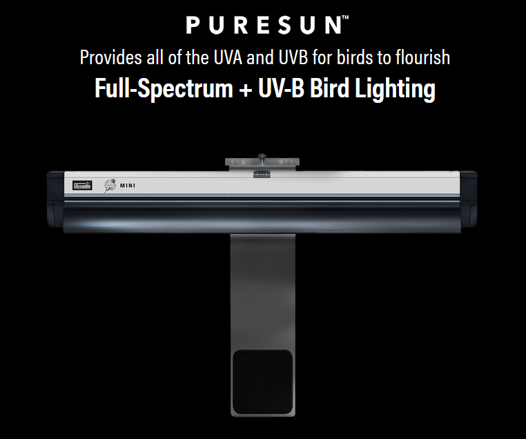 PureSun Mini Bird Lighting Kit 2,4% UV-B Kit 8W