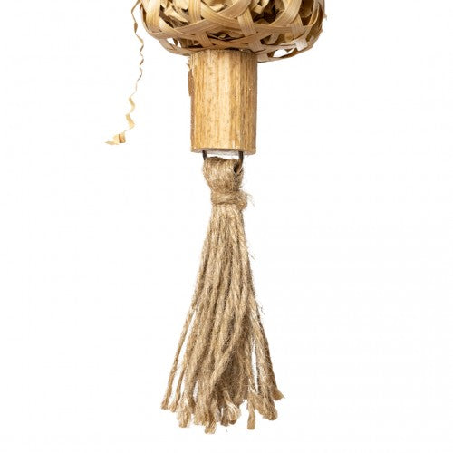 Foraging Spielzeug mit Kokosnussschale und Knisterpapier für Vögel