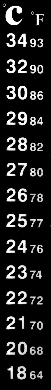 Kunststoffthermometer