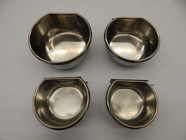 Edelstahl Futternapf mit Klicksystem – verschiedene Größen