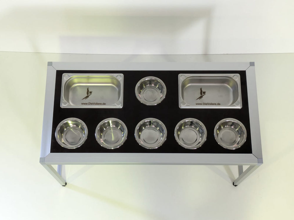 Futterbar für Sittiche und Papageien 90 × 45 × 50 cm